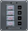 Blue Sea WATER-RESISTANT 12 Volt 4 Circuit Breaker Switch Panel