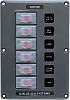 Blue Sea WATER-RESISTANT 12 Volt 6 Circuit Breaker Switch Panel