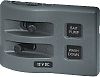 Blue Sea Weather Deck Panel 12 Volt 2 Gang Switch Panel