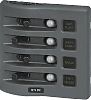Blue Sea Weather Deck Panel 12 Volt 4 Circuit Breaker Panel