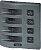 Blue Sea Weather Deck Panel 12 Volt 4 Gang Switch Panel