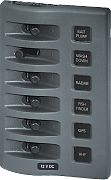 Blue Sea Weather Deck Panel 12 Volt 6 Gang Switch Panel