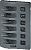 Blue Sea Weather Deck Panel 12 Volt 6 Gang Switch Panel