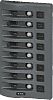 Blue Sea Weather Deck Panel 12 Volt 8 Circuit Breaker Panel