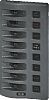 Blue Sea Weather Deck Panel 12 Volt 8 Gang Fuse Panel