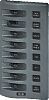 Blue Sea Weather Deck Panel 12 Volt 8 Gang Switch Panel