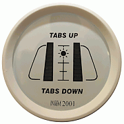 Boat Leveler Tab Locator - White