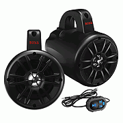 Boss Audio BM40AMPBT 4" 2-WAY Amplified Roll Cage/Waketower Speaker Pods with Bluetooth Controller