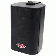 Boss Audio MR4.3B 4" 3-WAY Marine Enclosed System Box Speaker - 200W - Black
