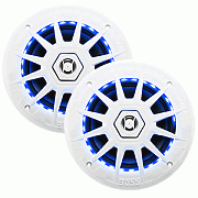Boss Audio MRGB65 Coaxial Marine Speakers W/Rgb LED Lights - 6.5"