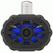 Boss Audio MRWT69RGB 6" X 9" Waketower Speaker W/Rgb LED Lights - Black
