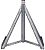 Brownell Boat Stands MB0GBASE Galv Mb Stand Base Only 41 58"