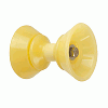 C.E. Smith 3" Bow Bell Roller Assembly - Yellow TPR