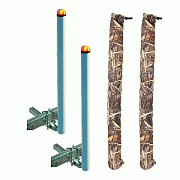 C.E. Smith 40" Post GUIDE-ON with L.E.D. Posts & Free Camo Wet Lands Post GUIDE-ON Pads