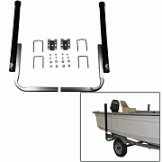 C.E. Smith 40" Pvc Post Guide-On with Unlighted Posts - Black