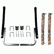 C.E. Smith 60" Black Pvc Post GUIDE-ON & Free Camo Wet Lands Post GUIDE-ON Pads
