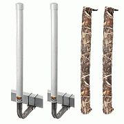 C.E. Smith 60" Post GUIDE-ON with Unlighted Posts & Free Camo Wet Lands Post GUIDE-ON Pads