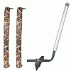 C.E. Smith Angled Post GUIDE-ON - 40" - White with Free Camo Wet Lands 36" GUIDE-ON Cover