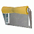 C.E. Smith Panel Bracket Assembly 12" Keel Roller - Yellow Tpr