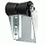 C.E. Smith Panel Bracket Assembly 5" Spool Roller - Black