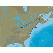 C-MAP 4D Lakes NA-D073 North East