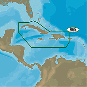 C-MAP 4D NA-D965 - Cuba, Dominican Republic, Caymans & Jamaica