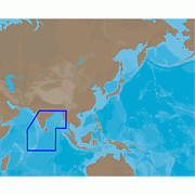 C-MAP IN-M202 MAX Maldives - Gulf Of Martaban