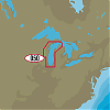 C-MAP Max NA-M050/SD - Lake Michigan Bathymetric SD Format