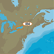 C-MAP Max NA-M054/SD - Lake Ontario Bathymetric SD Format