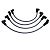 CDI Electronics 931-4922 Omc 4 Cylinder Inductive Spark Plug Wire Set