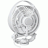 Caframo Maestro 12 Volt 3-Speed 6" Marine Fan with Led Light - White