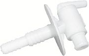 Camco 22223 Dual 3/8" Drain Valve with Flange