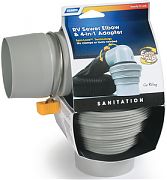Camco 39144 Easy Slip Sewer Elbow Adapt