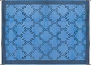 Camco 42856 Outdoor Mat 9´ X12´ Blue/Blue