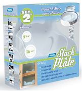 Camco 43601 Stack A Plate Set Of 2 White