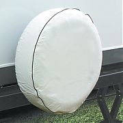 Camco 45346 Spare Tire Cover 27IN Arcwhite