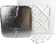 Camco 45651 Ventcoverdual Wht with Clips