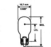 Camco 54847 3057 Bulb Auto Park/Rail/Signl