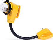 Camco 55582 30M/50F Adptr 90 Deg 18IN