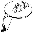 Camp 69L4537100 Yamaha Outboard Zinc