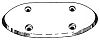 Camp A25 Zinc Hull Plate 9-1/4" Long