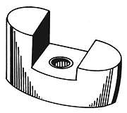 Camp BP-129 Bow Thruster Anode w/ Screw