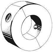 Camp C6 1-3/8" Zinc Donut Collar