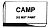 Camp ZP2 Zinc Hull Plate 6" Long
