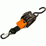 Cargobuckle Mini G3 Retractable Tie-Down with  Dual S-Hooks 1" X 72"