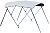 Carver 404A05 3 Bow 79 84IN Cap Navy Cnvas