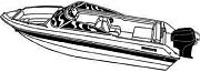 Carver 77017P V 17 O/B Poly Guard Cover