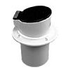 Centek 1200298 Thru Hull White Fitting With Flapper - 3IN.