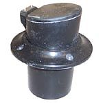 Centek 1200301 Thru Hull Black Fitting With Flapper - 2IN.