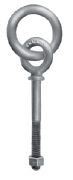 Chicago Hardware 092418 Ringbolt Galv 1/2 X 6